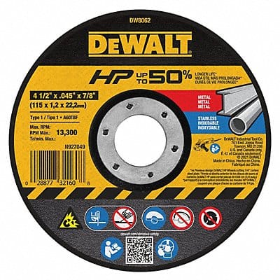 CutOff Wheel A60T 4-1/2 x.045 x7/8