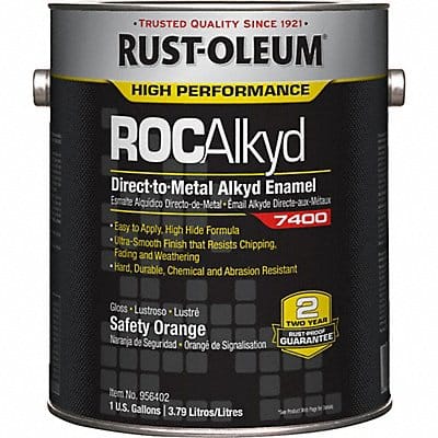 H7153 7400 Alkyd Enamel Safety Orange 1 gal.