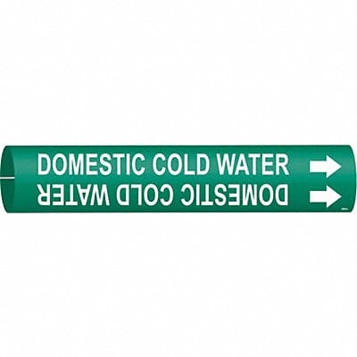 Pipe Markr Domestic Cold Water 13/16in H