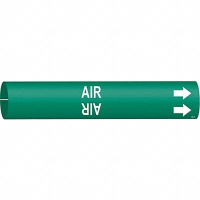 Pipe Marker Air 2 13/16 in H 2 4/5 in W