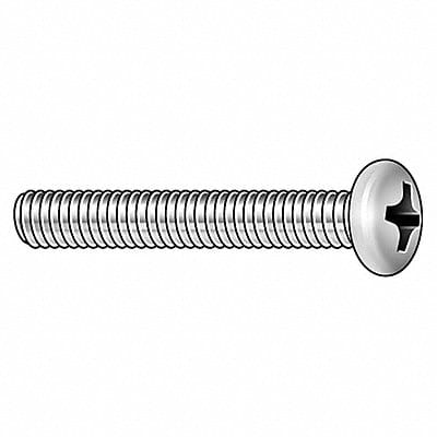 MS M4-0.70 Zinc Plated 60mm 25PK
