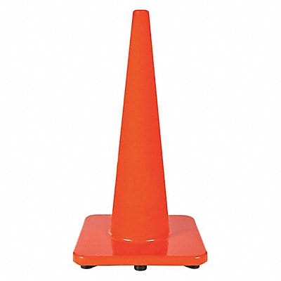 Traffic Cone PVC 28 in H Orange
