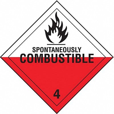 DOT Container Placard 10-3/4 Label W