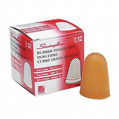 Rubber Finger Tips Size 14 X-Large PK12