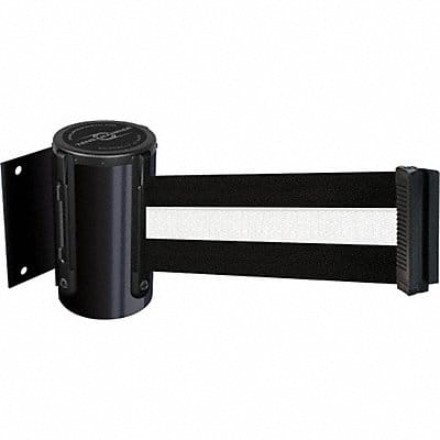 Retractable Belt Barrier Blk Wht Stripe