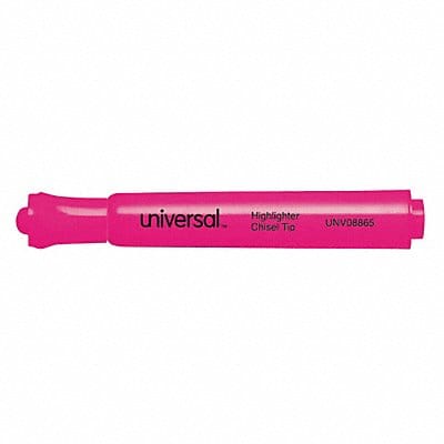 Highlighter Tank Chisel Fl Pink PK12