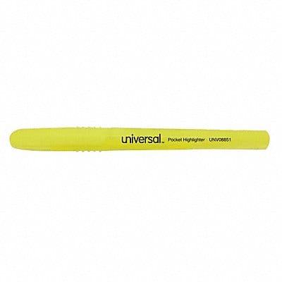Highlighter Pen Chisel Fl Yellow PK12