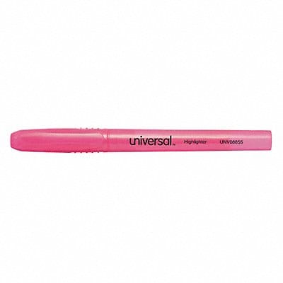 Highlighter Pen Chisel Fl Pink PK12
