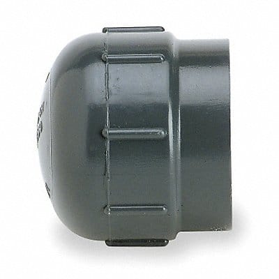 Cap 1/2 in Schedule 80 FNPT Gray
