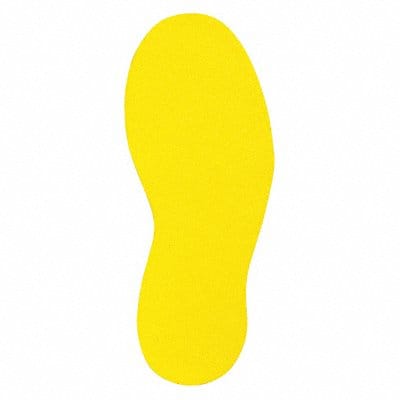 Floor Marking Tape Right Foot Yellow