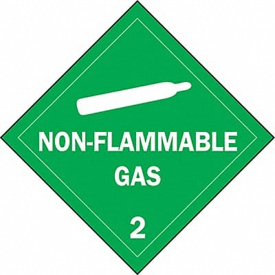 DOT Container Placard 10-3/4 Label W