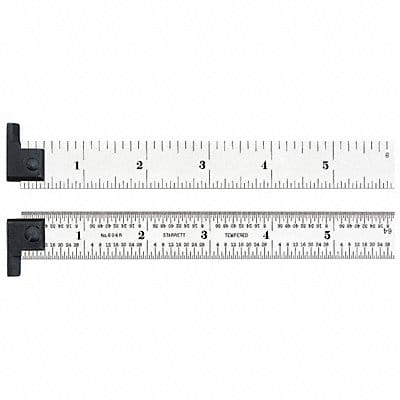 Steel Rule 4R 6 L x 3/4 In W Chrome Hook