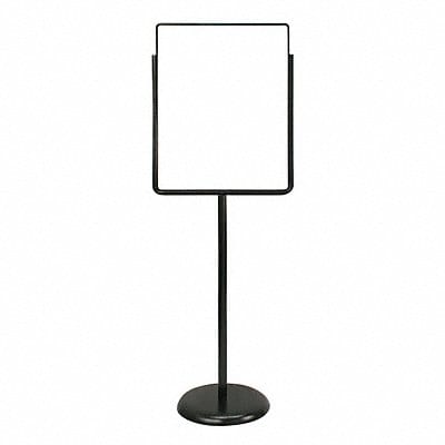 Sign Holder Pedestal 22x28 Metal Black