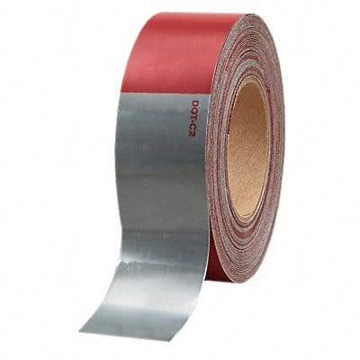 Reflective Tape W 2 In White/Red