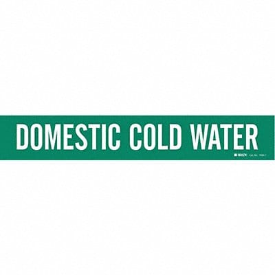 Pipe Markr Domestic Cold Water 2 1/4in H