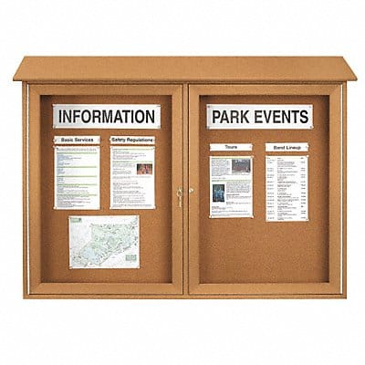 Enclosed Bulletin Board Tack 40 x52