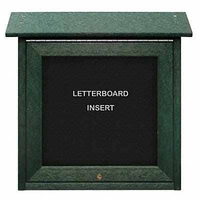 Enclosed Bulletin Board Letter 18 x18