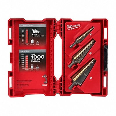 Step Drill Bit Set