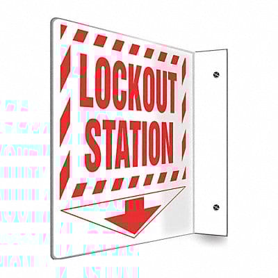 Sign Lockout Station 8x8 In.