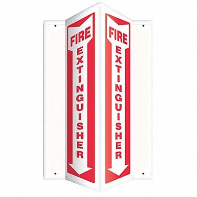 Fire Extinguisher Sign 12 H 7-1/2 W