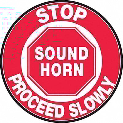 Slip-Gard Round Floor Sign 17 X17