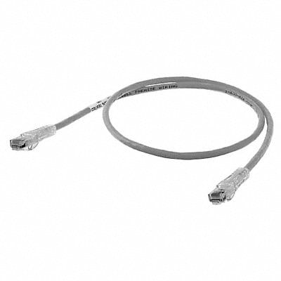 Patch Cord Cat 6 Clear Boot Gray 3.0 ft.