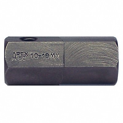 Torsion Bit Metric 5/8 Hex 19mm 1-9/16