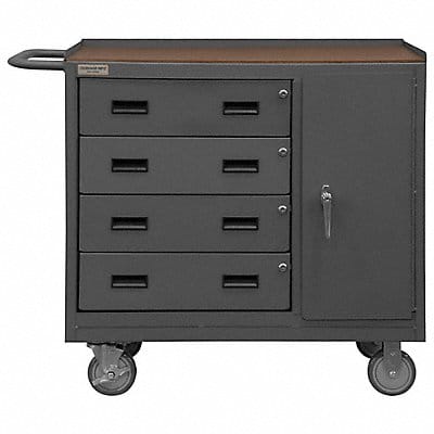 Mobile Cabinet Bench Hardboard 36 W 18 D