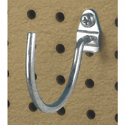Curved Pgbrd Hook 1 1/2x2.25x3/4in PK10 Curved Pgbrd Hook 1 1/2x2.25x3/4in PK10