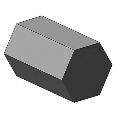 Stainless Hex Bar 12 in Overall L