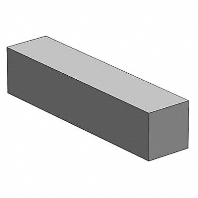Carbon Steel Square Bar 6 in L 1/2 in W
