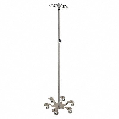Stainless Steel IV Stand 6 Leg