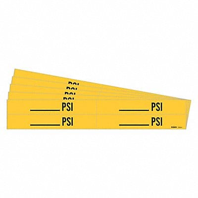 Pipe Marker Adhesive Black PSI PK5