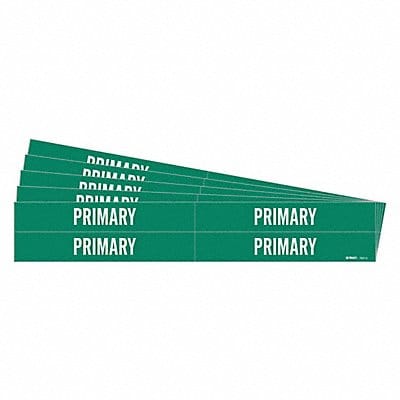 Pipe Marker Adhesive White Primary PK5