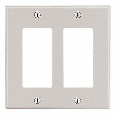 Rocker Wall Plate 2 Gangs Standard