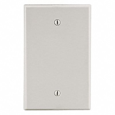 Blank Wall Plate Brown 1 Gang Mid Size