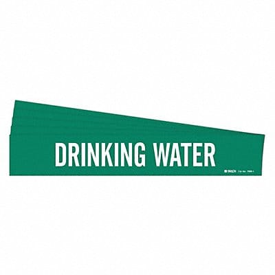 Pipe Marker White Drinking Water PK5