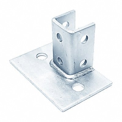 Strut Channel Fitting Silver 1/4