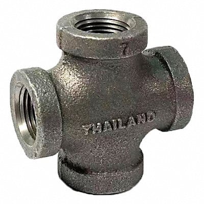 Cross Black Malleable Iron 150 1/4 In.