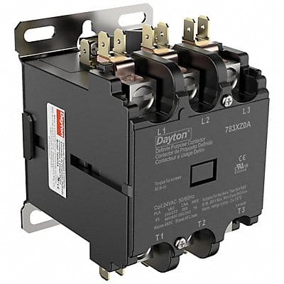 DefPurposeMagContactor 24VAC 3P 63A