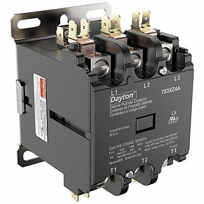 DefPurposeMagContactor 120VAC 3P 50A