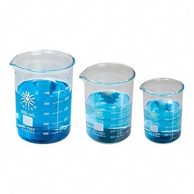 Beaker Set 250 mL 400 mL 600 mL