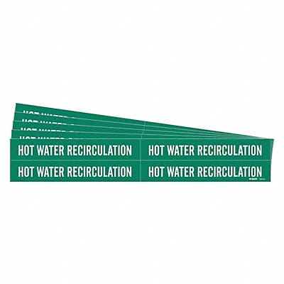 Pipe Marker Hot Water Recirculation PK5
