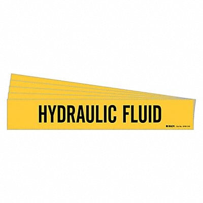 Pipe Marker Black Hydraulic Fluid PK5