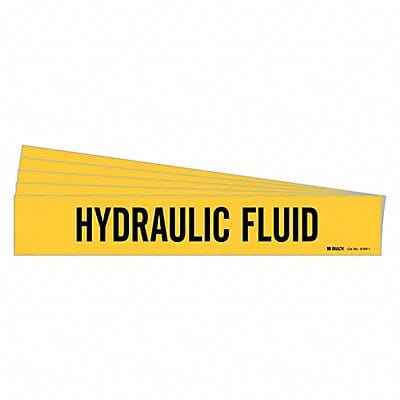 Pipe Marker Black Hydraulic Fluid PK5