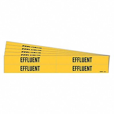 Pipe Marker Adhesive Black Effluent PK5