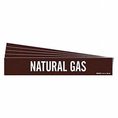 Pipe Marker White Natural Gas PK5 Pipe Marker White Natural Gas PK5