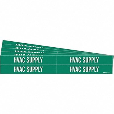 Pipe Marker White HVAC Supply PK5