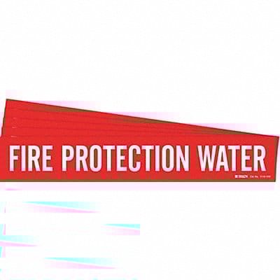 Pipe Marker Fire Protection Water PK5