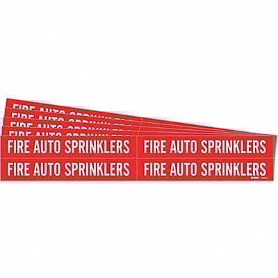Pipe Marker Fire Auto Sprinklers PK5